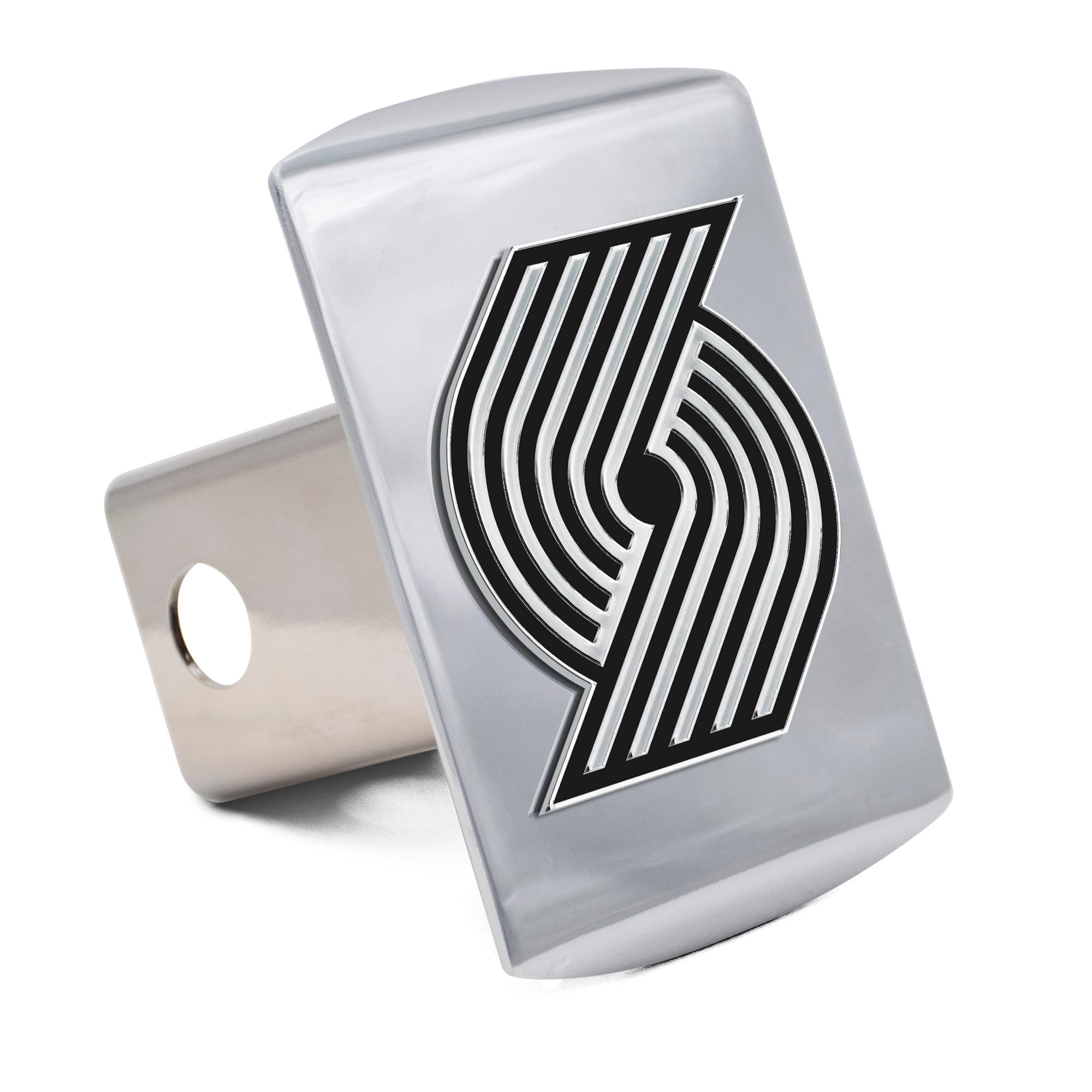 WinCraft Portland Trail Blazers Premium Metal Chrome Hitch Cover