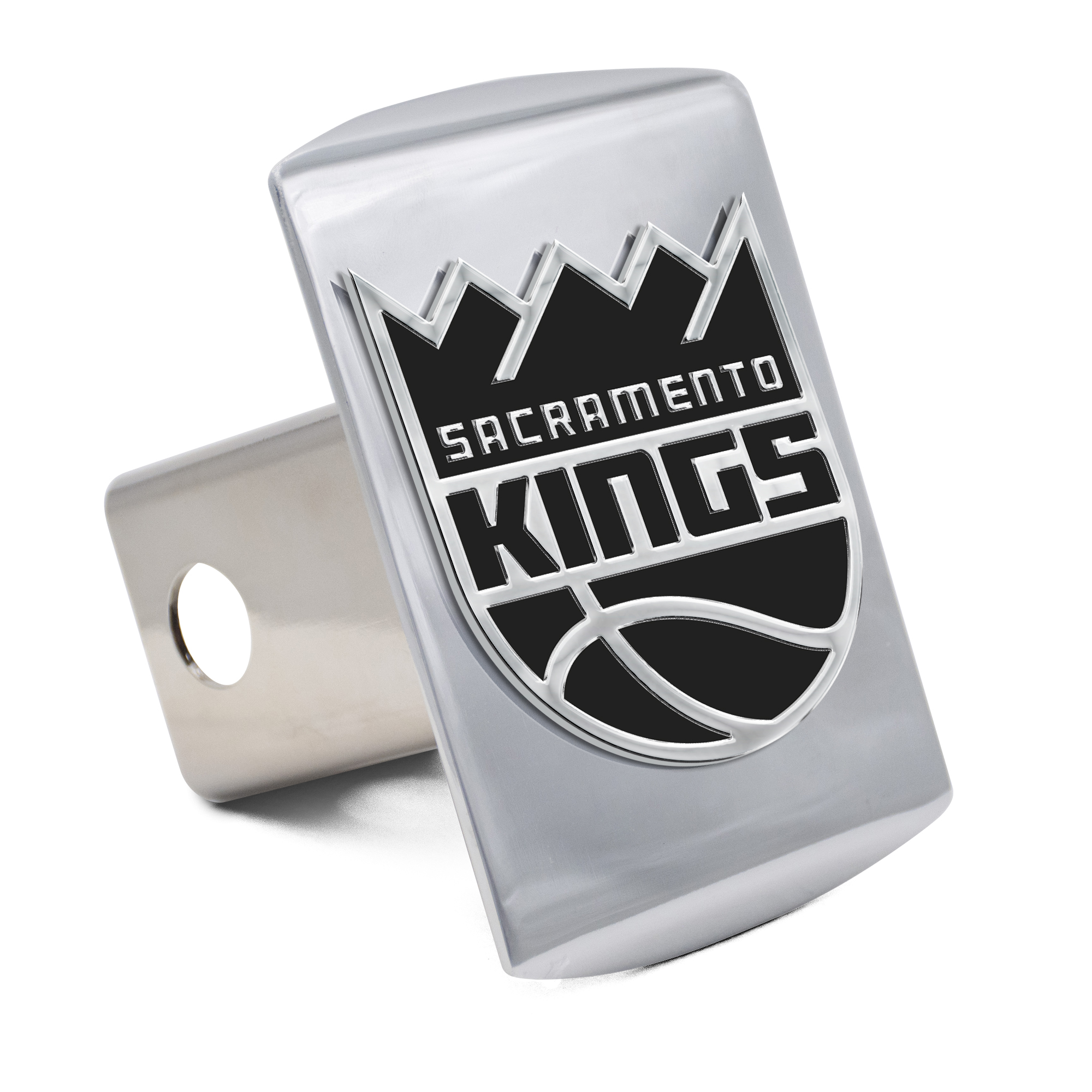 WinCraft Sacramento Kings Premium Metal Chrome Hitch Cover