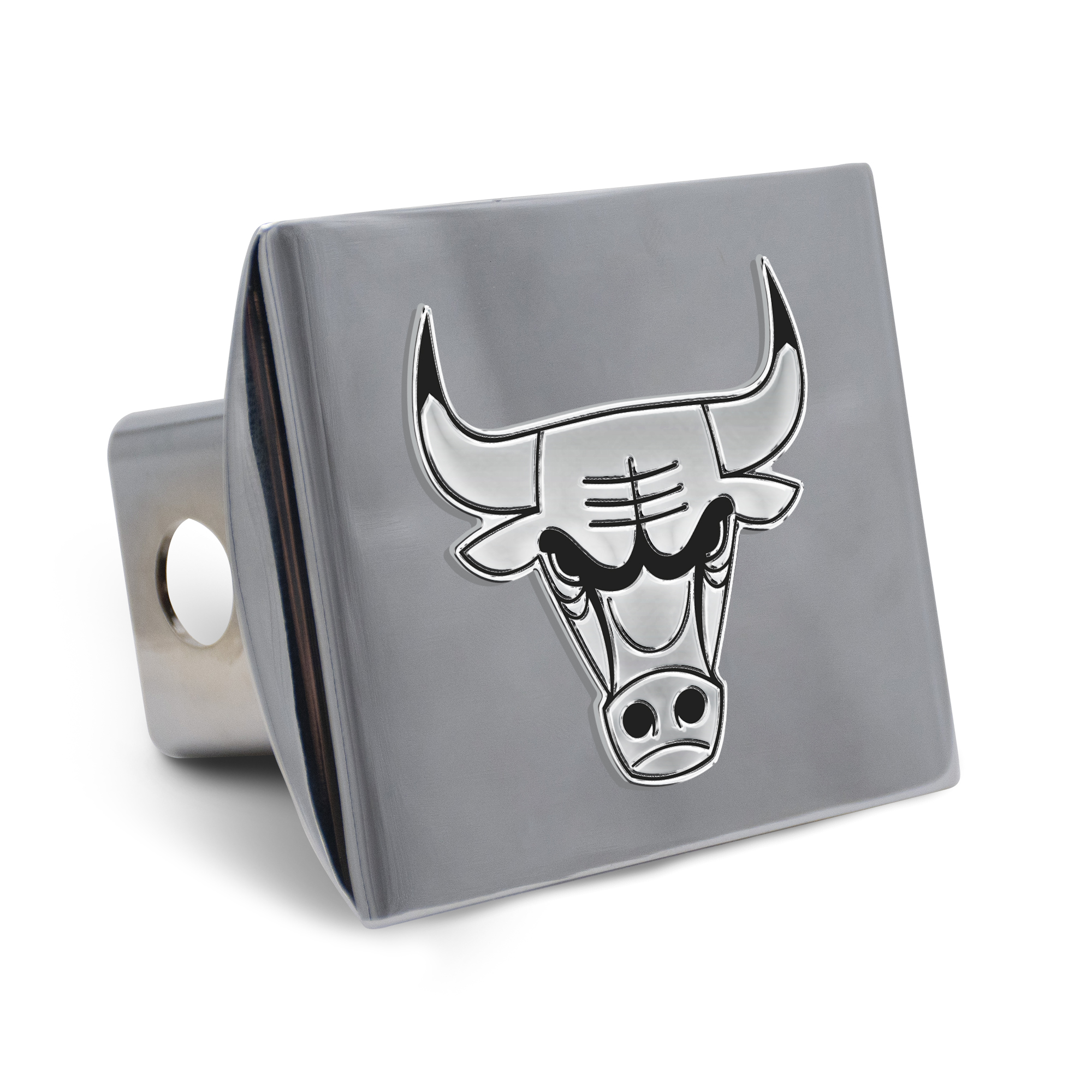 WinCraft Chicago Bulls Premium Metal Chrome Hitch Cover