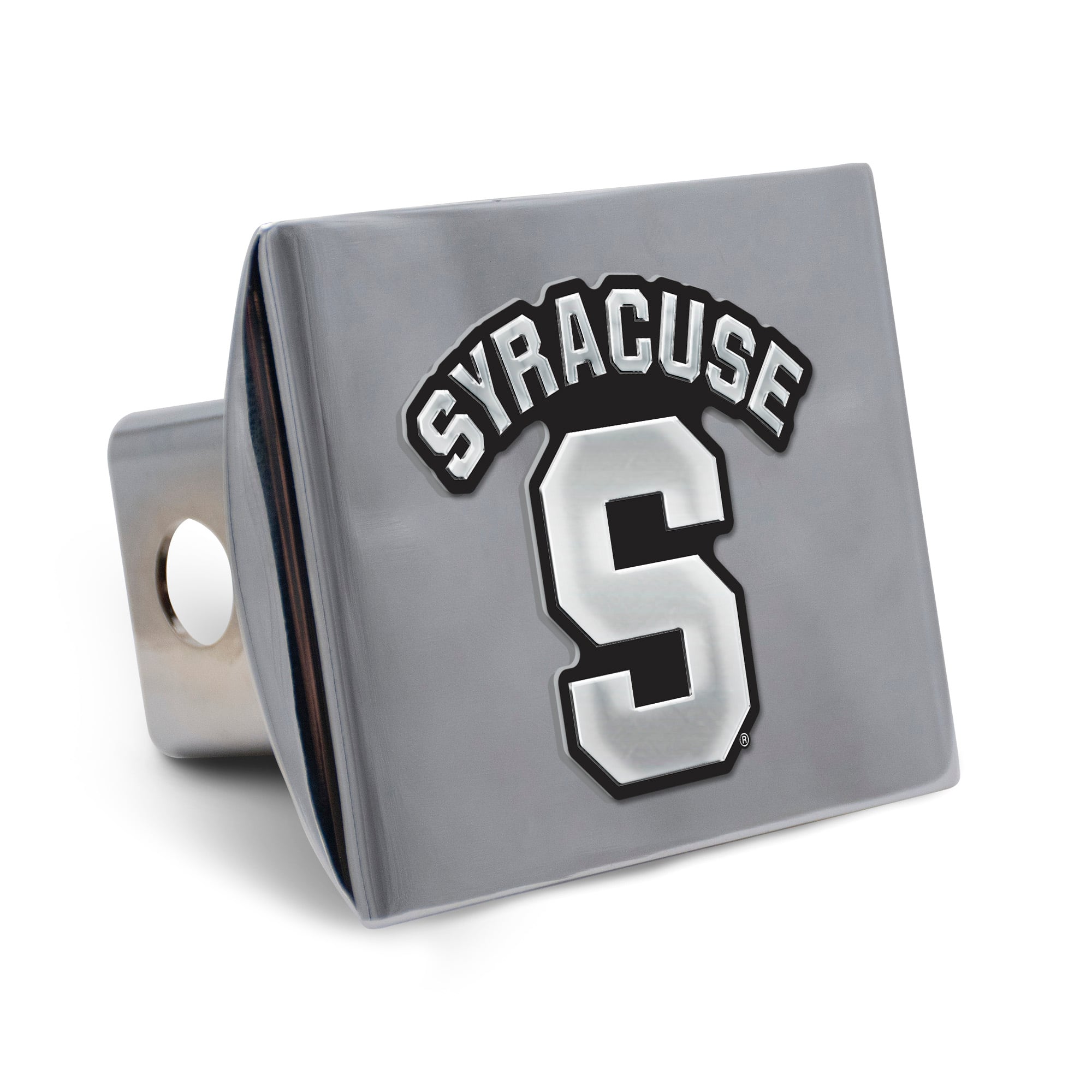 WinCraft Syracuse Orange Premium Metal Chrome Hitch Cover