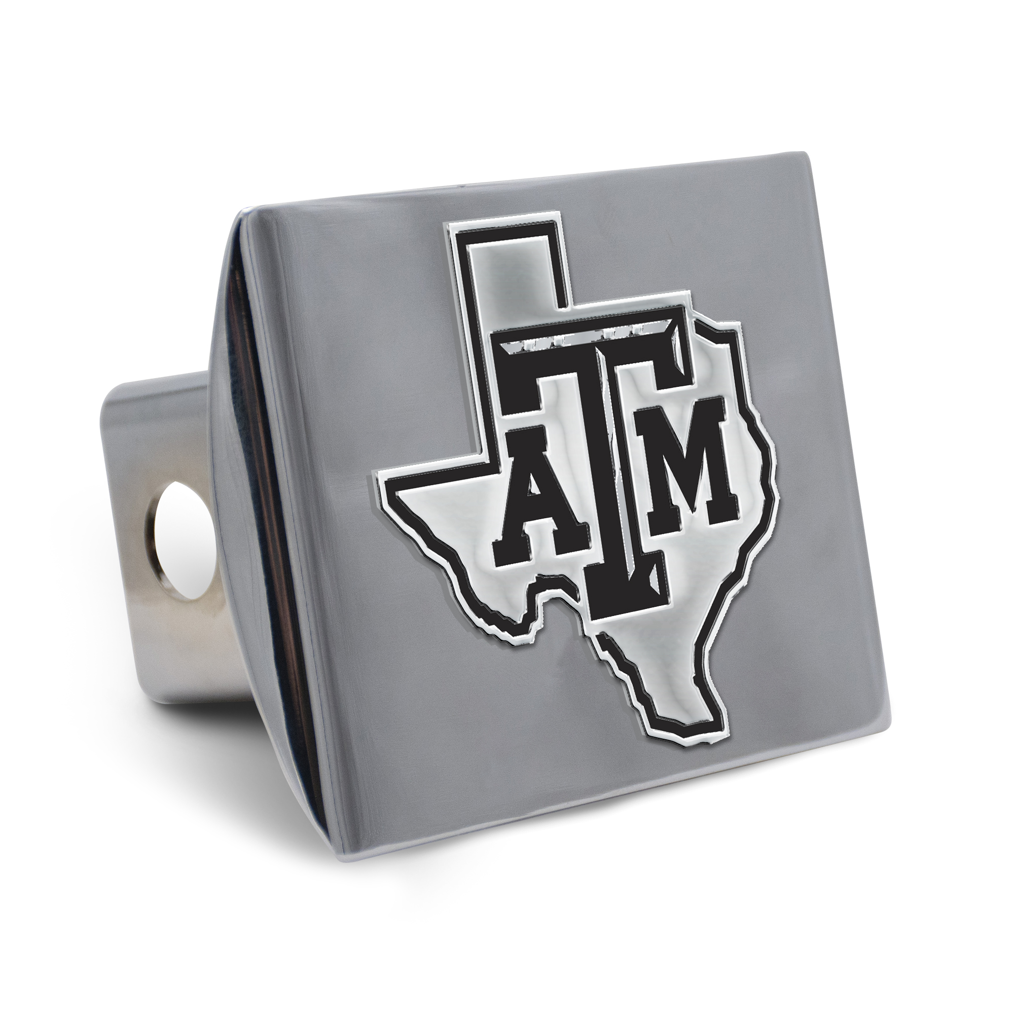 WinCraft Texas A&M Aggies Premium Metal Chrome Hitch Cover