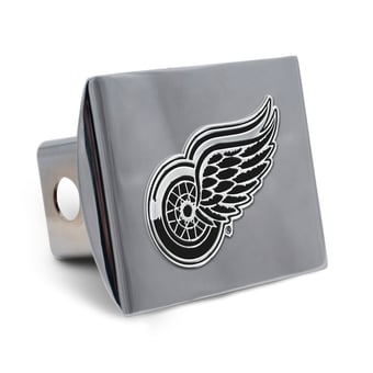 WinCraft Detroit Red Wings Premium Metal Chrome Hitch Cover