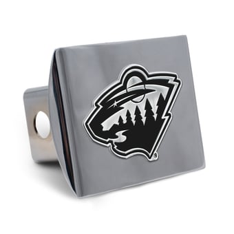 WinCraft Minnesota Wild Premium Metal Chrome Hitch Cover