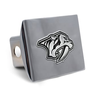 WinCraft Nashville Predators Premium Metal Chrome Hitch Cover