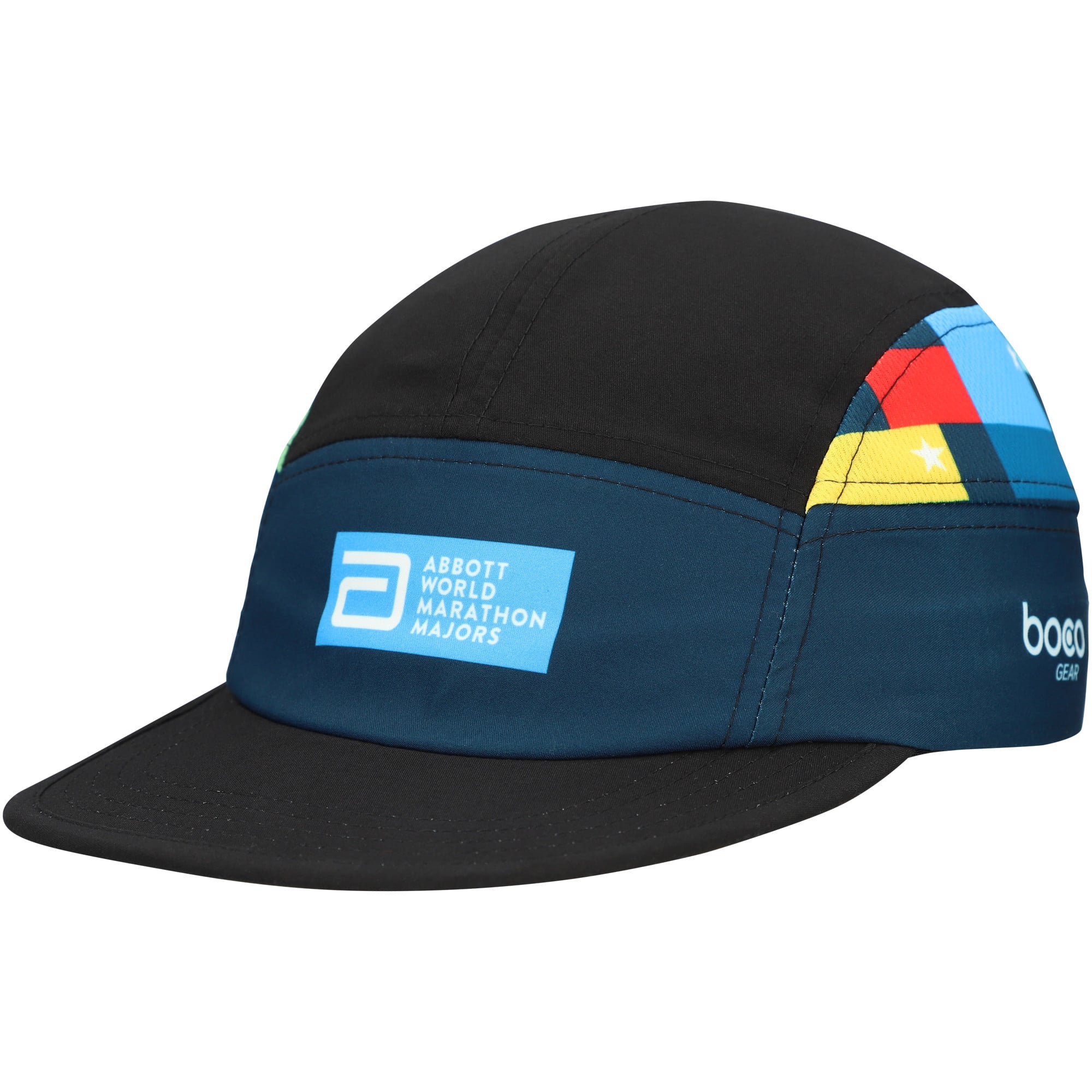 Unisex BOCO Gear  Black World Marathon Majors Trail Adjustable Hat
