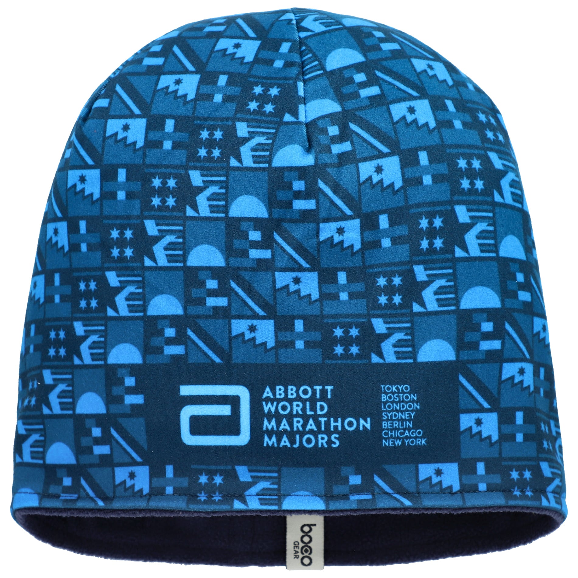 Unisex BOCO Gear  Blue World Marathon Majors Performance Knit Hat