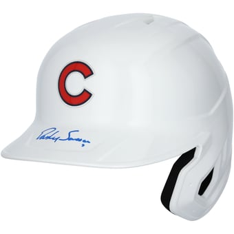 Dansby Swanson Chicago Cubs Autographed Alt Chrome Replica Batting Helmet