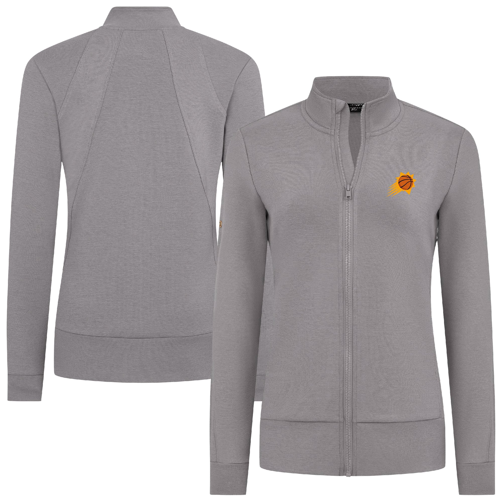 Women's Levelwear Gray Phoenix Suns Shine Full-Zip Jacket