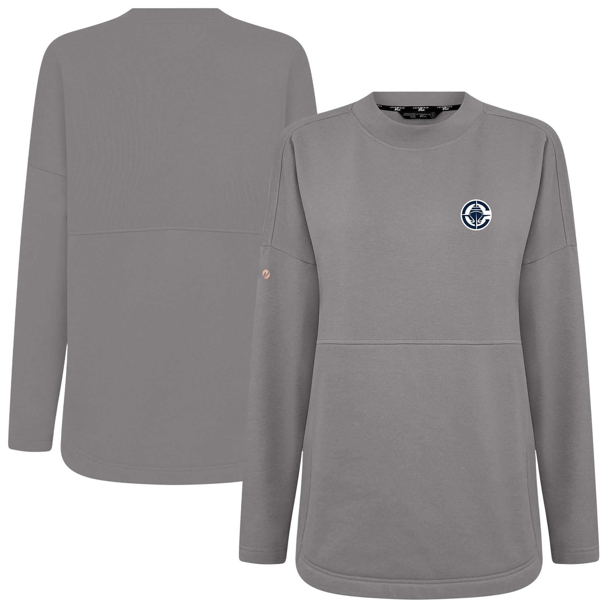Women's Levelwear Gray LA Clippers Beaudry Pullover Sweatshirt