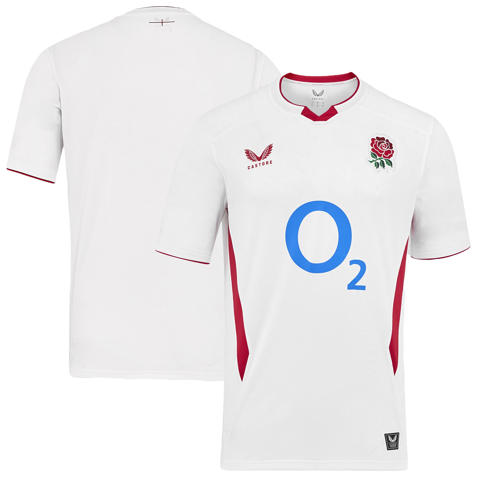 Maglia Replica Home England Rugby 2025/26 - Bianchi - Uomo