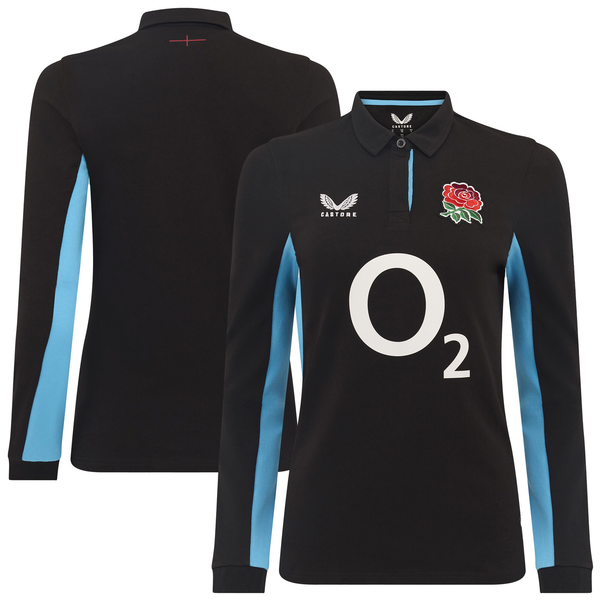 Maglia a maniche lunghe Alternate Classic England Rugby 2025/26 - Nero - Donna