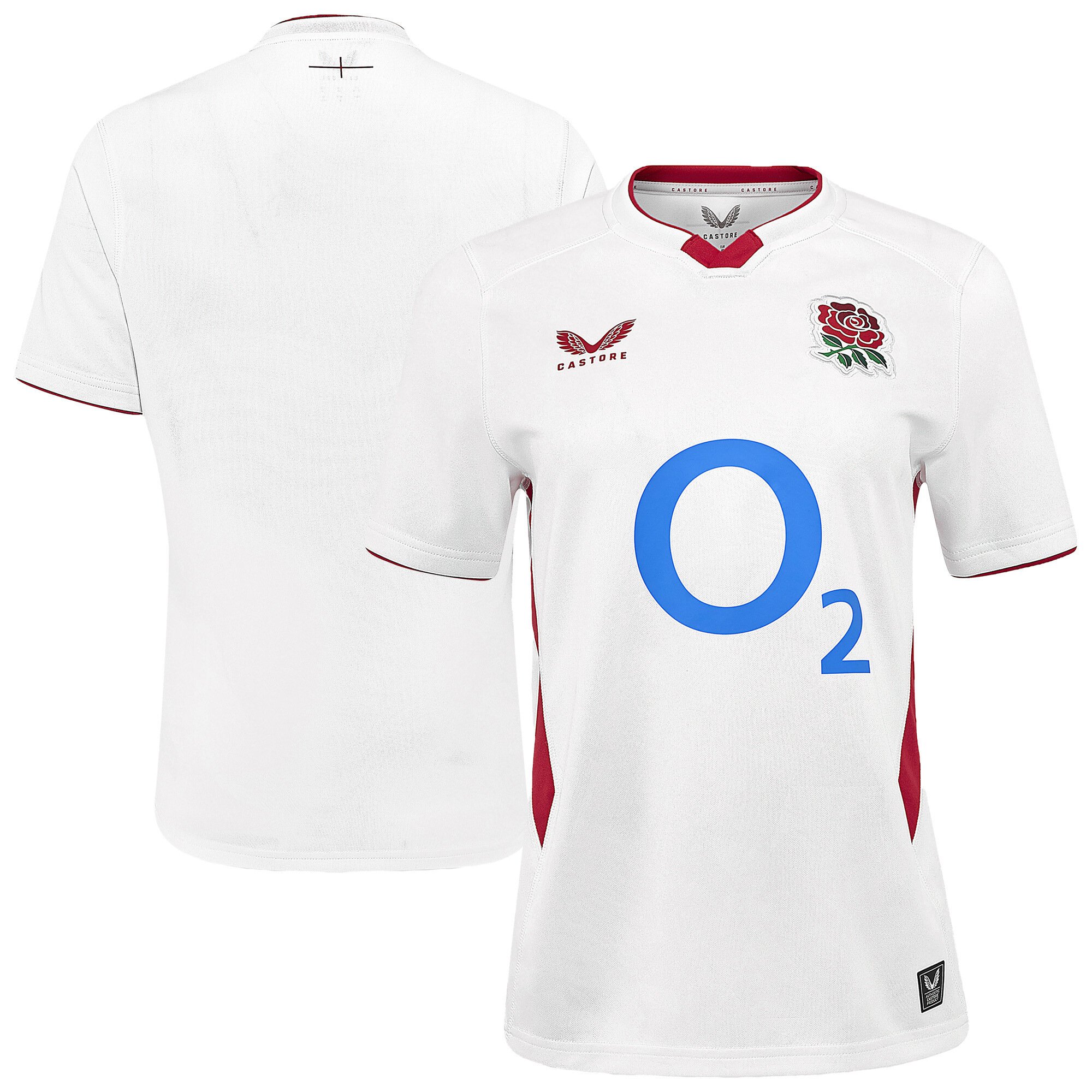 Maglia replica Home England Rugby 2025/26 - Bianca - Donna