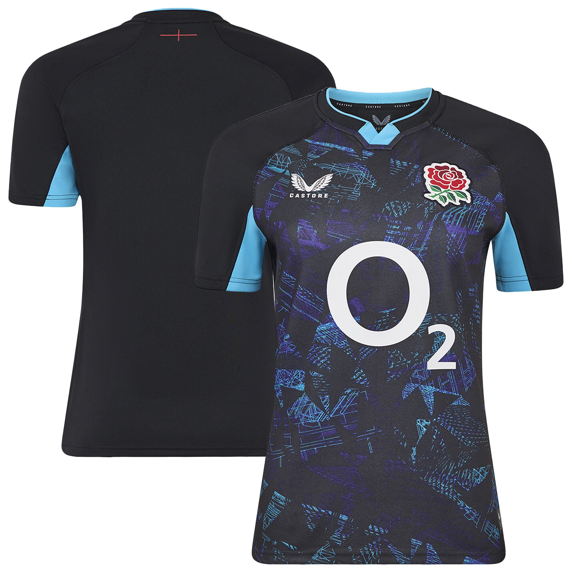 Maglia Alternate Replica England Rugby 2025/26 - Nero - Donna