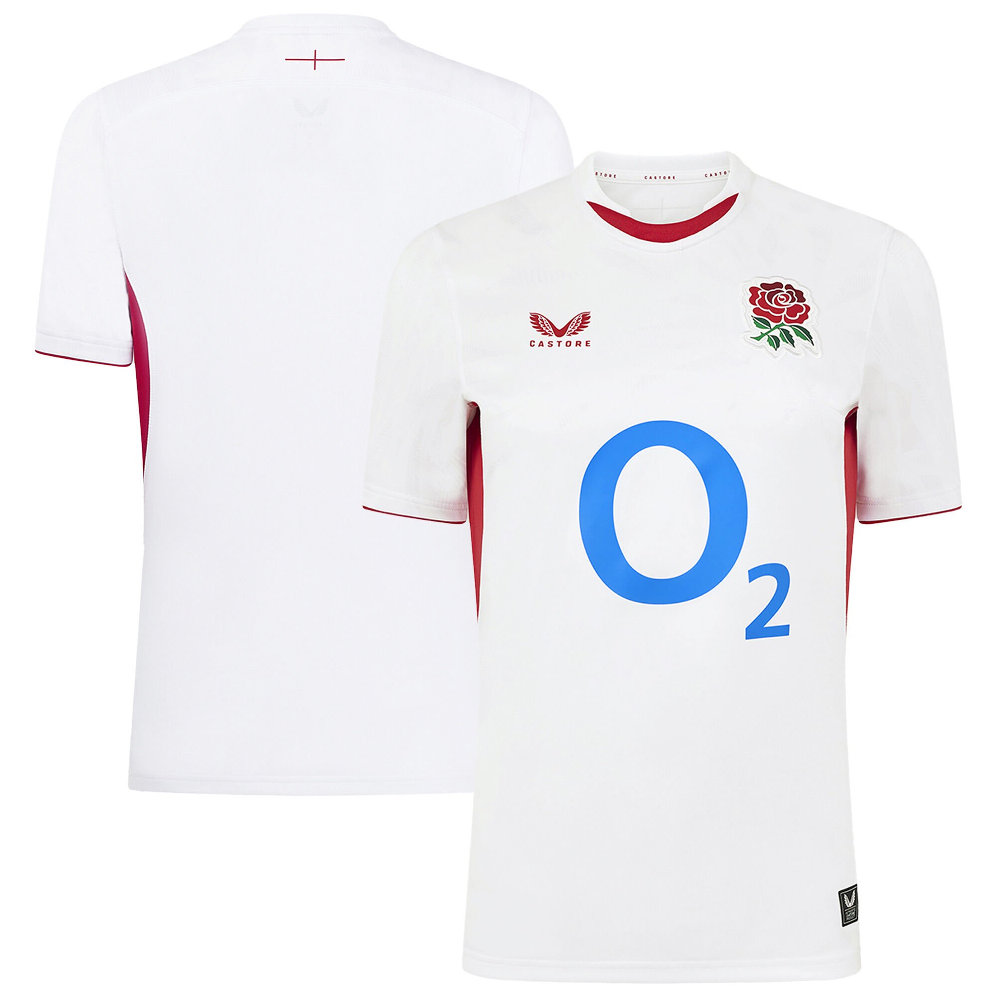 Maglia home replica England Rugby Red Roses 2025/26 - Bianca - Donna