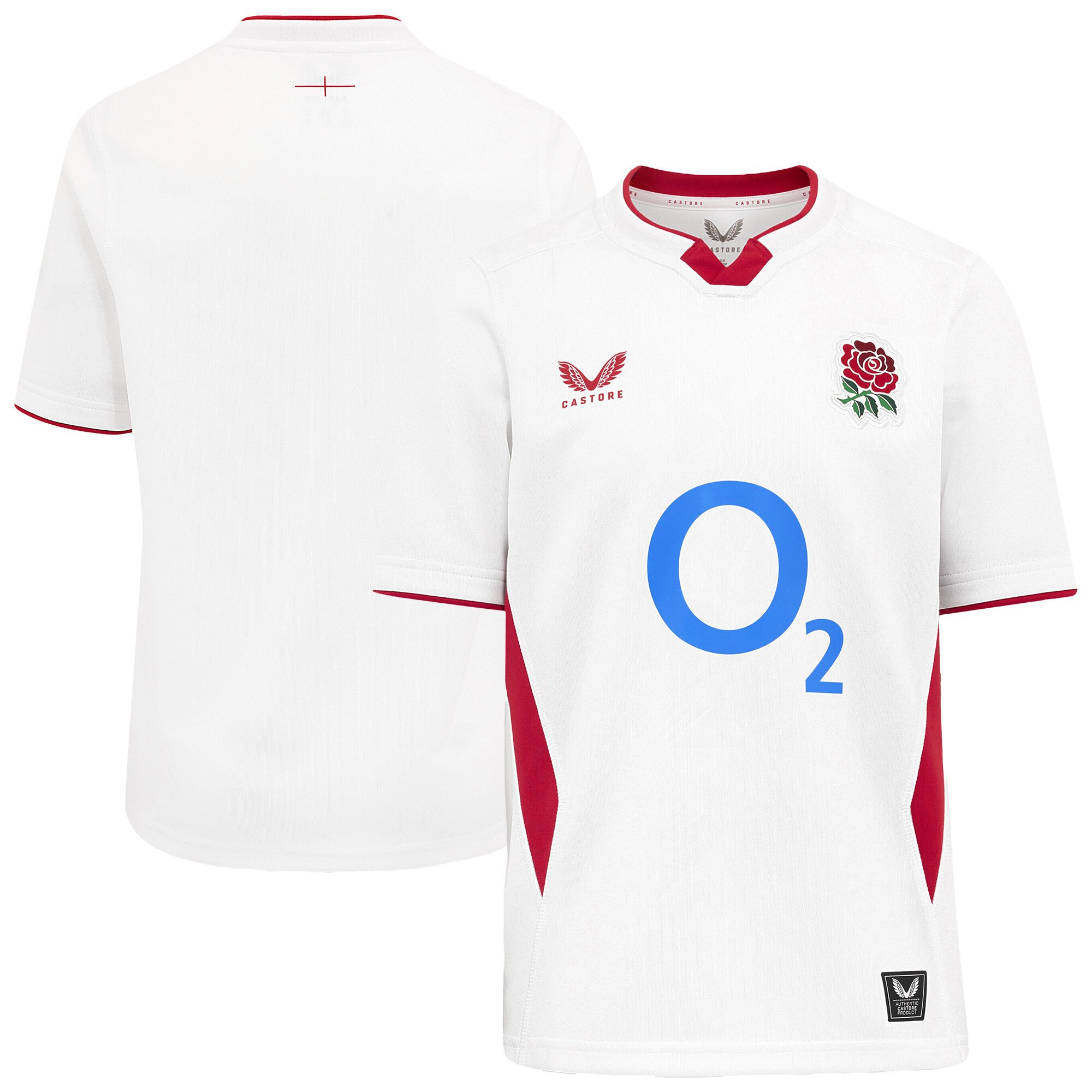 Maglia Replica Home England Rugby 2025/26 - Bianca - Bambino