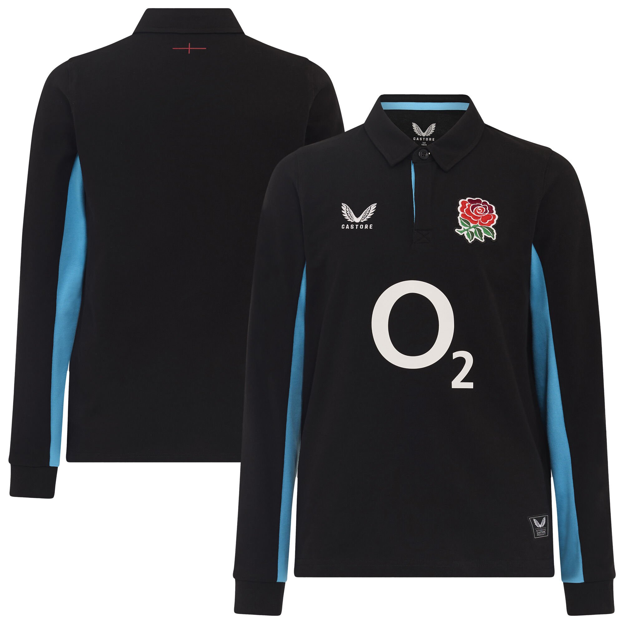 Maglia a maniche lunghe Alternate Classic England Rugby 2025/26 - Nero - Junior