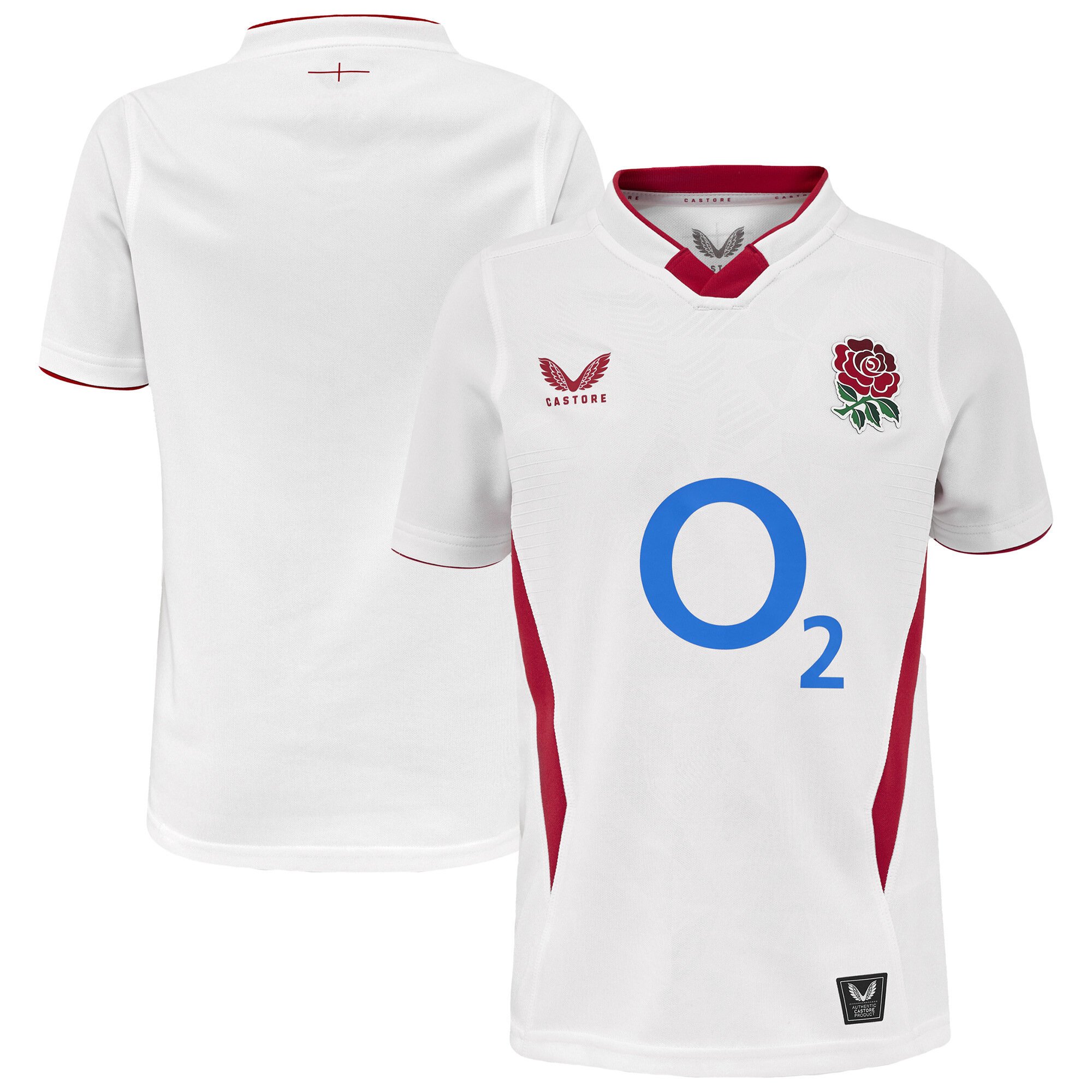 Maglia Home Pro England Rugby 2025/26 - Bianca - Junior