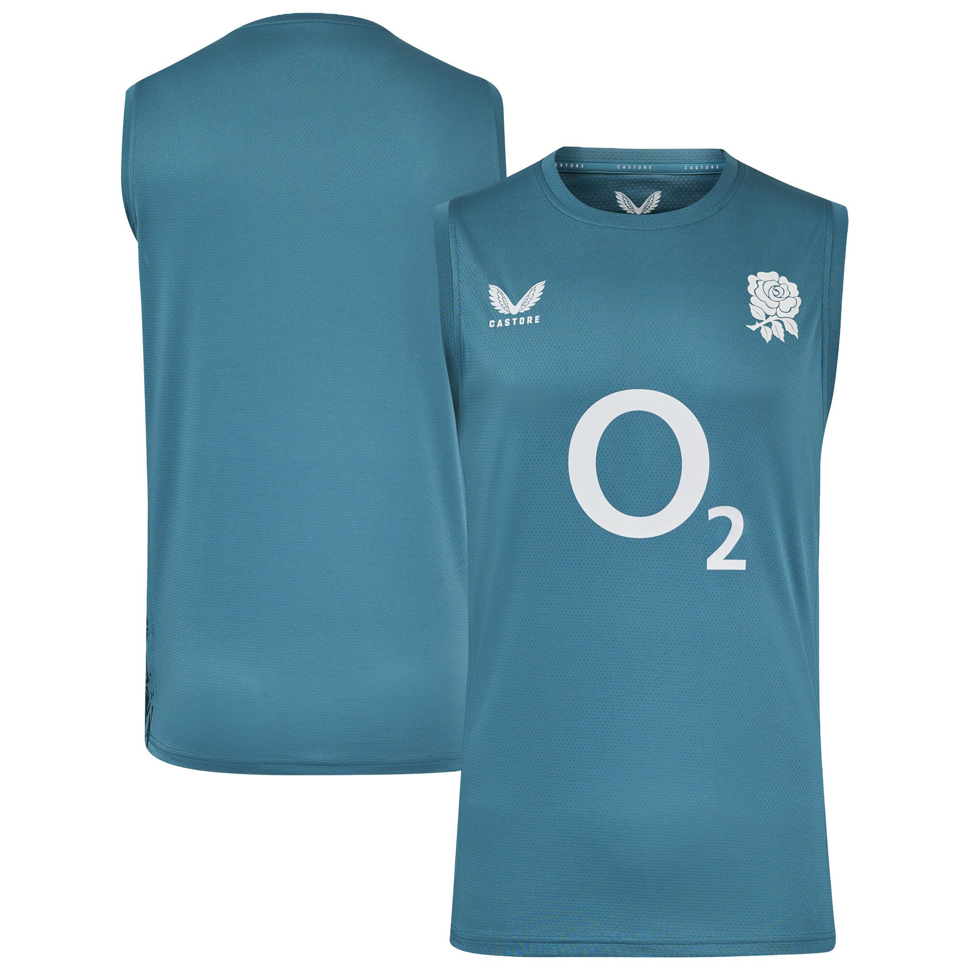 T-shirt senza maniche da allenamento England Rugby - Blu - Uomo