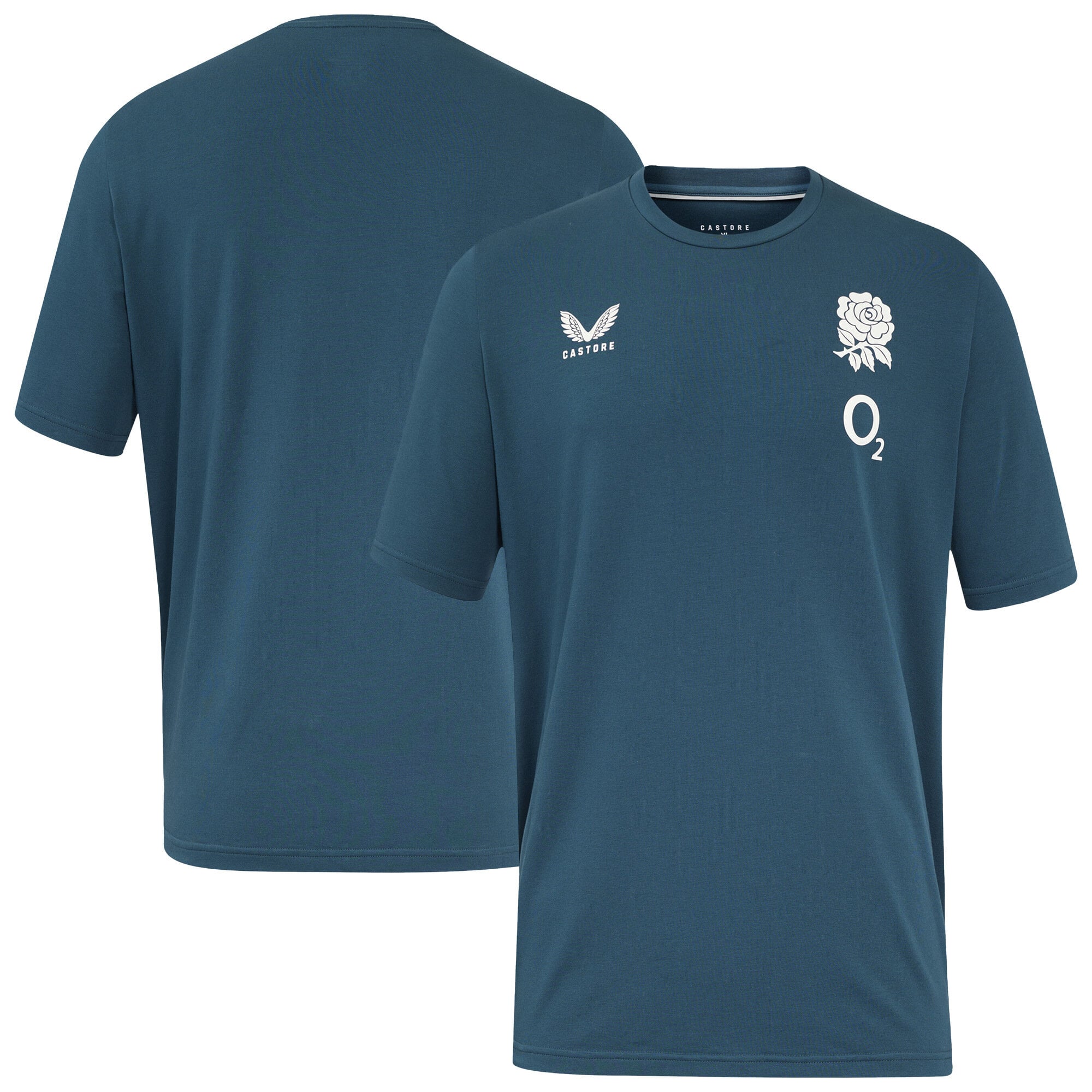 T-shirt a maniche corte da viaggio England Rugby - Verde scuro - Uomo