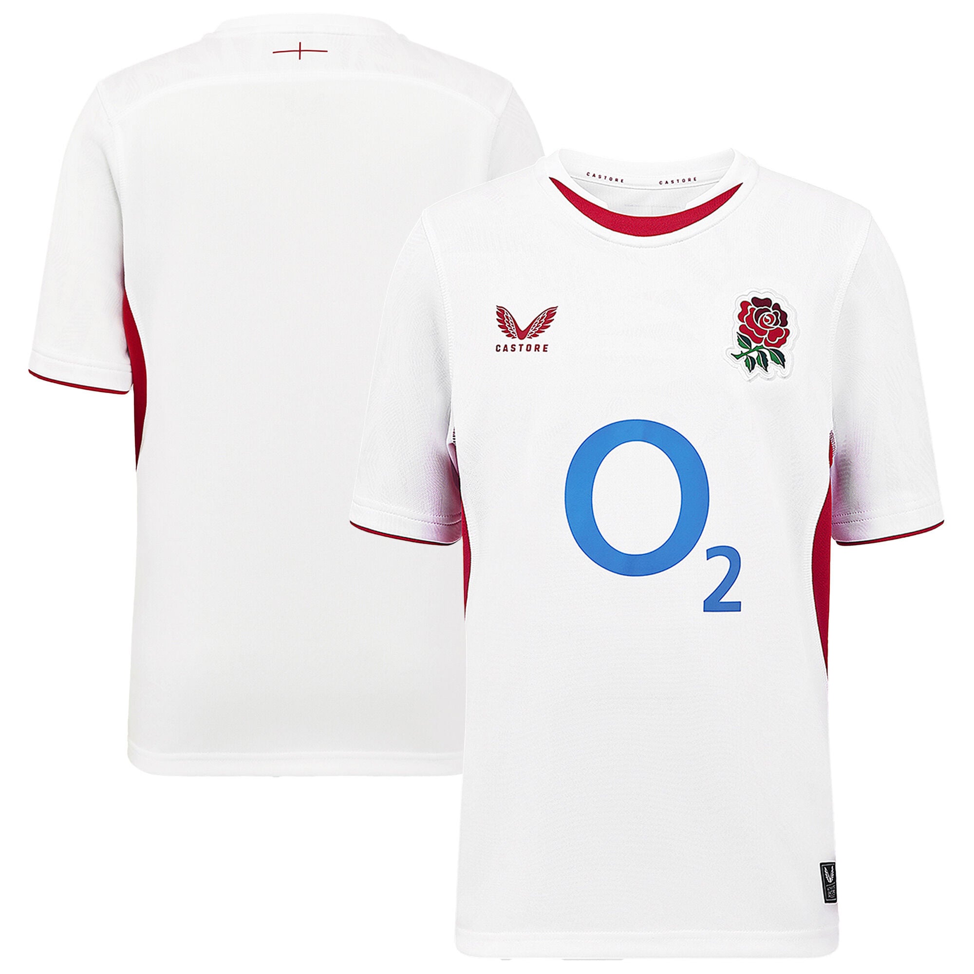 Maglia home replica England Rugby Red Roses 2025/26 - Junior