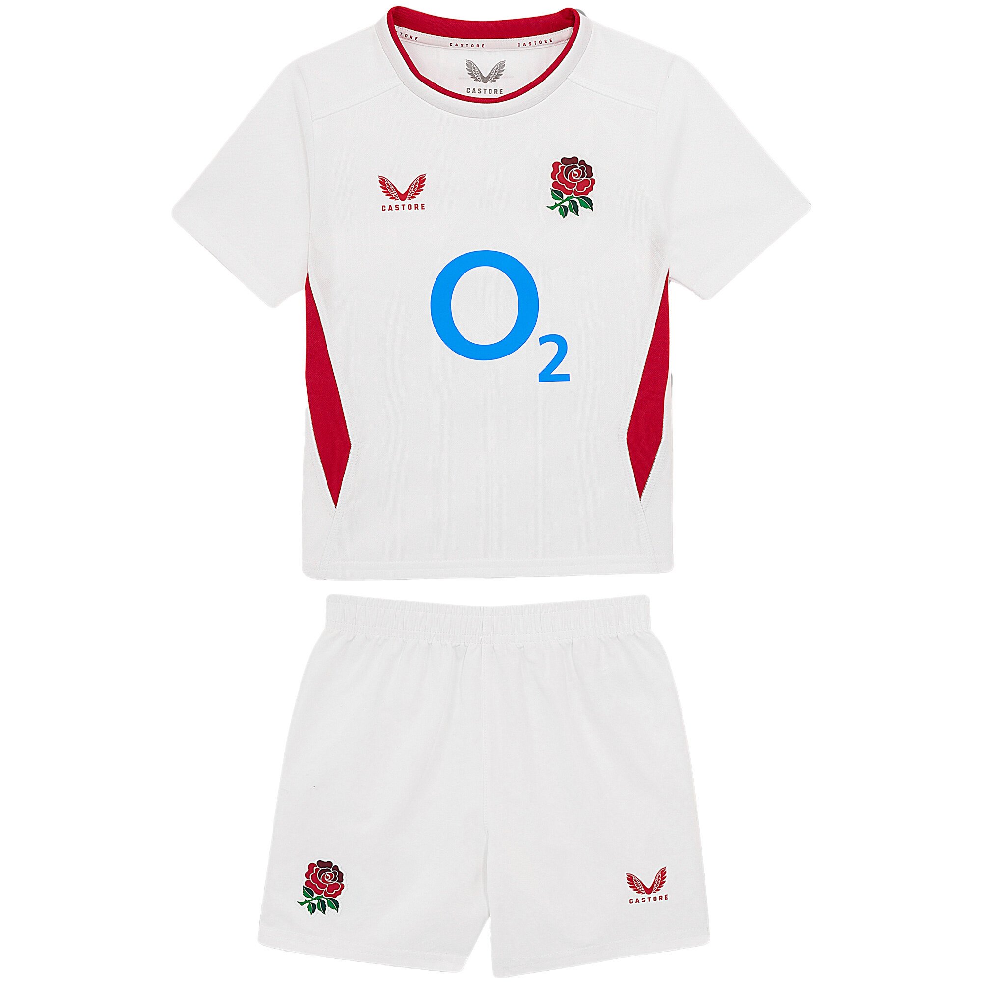 Maglia replica Inghilterra Rugby 2025/26 - Bianca - Neonato