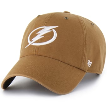 Men's Carhartt x '47 Brown Tampa Bay Lightning Clean Up Adjustable Hat