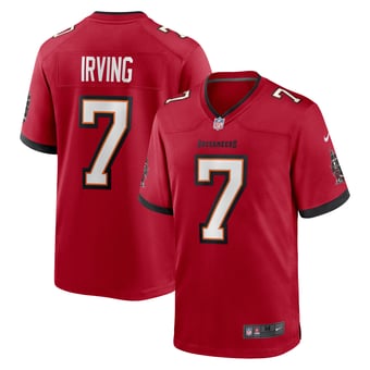 Tampa Bay Buccaneers Nike Game Home Jersey - Gym Red - Bucky Irving - Mens