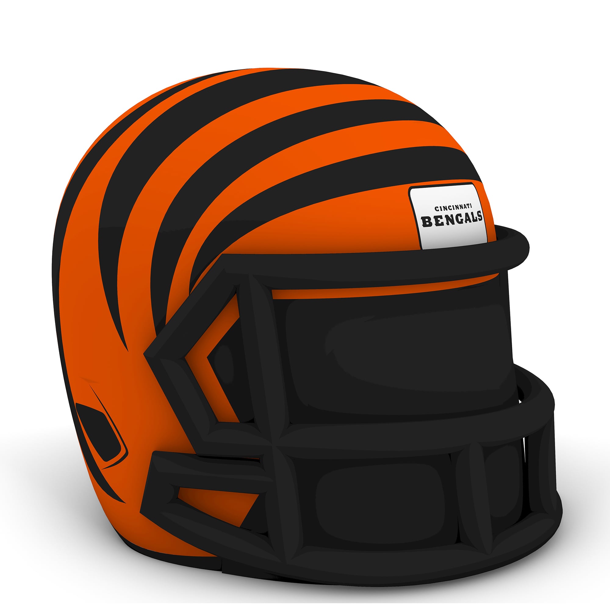 Orange Cincinnati Bengals Inflatable Helmet