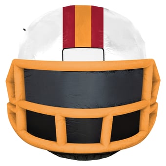 White Tampa Bay Buccaneers 4' Inflatable Retro Helmet