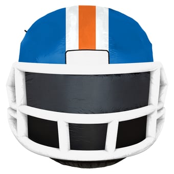 Blue Denver Broncos 4' Inflatable Retro Helmet