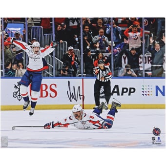 Alexander Ovechkin Washington Capitals Autographed 16" x 20" 895th Goal Celebration Photograph