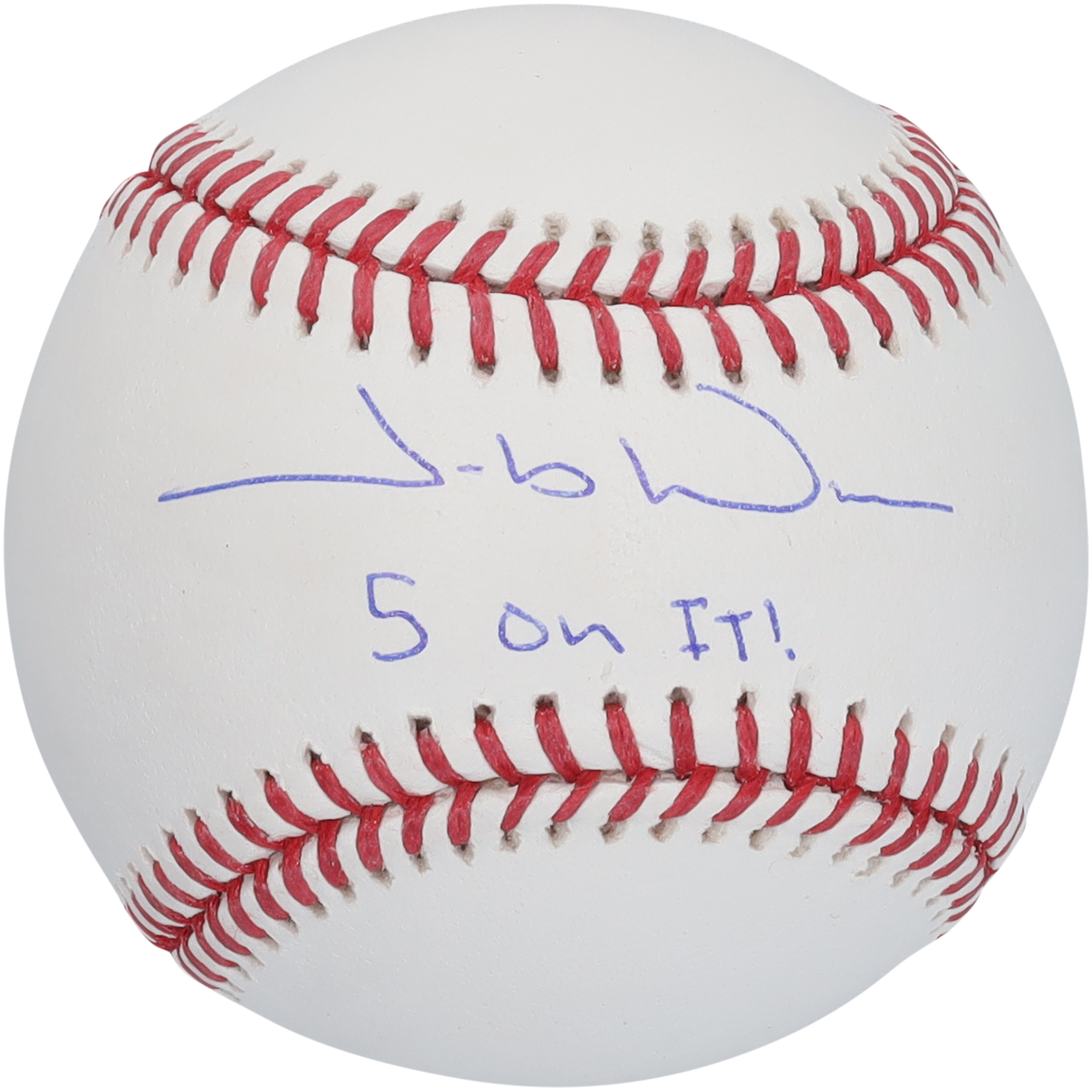 Jacob Wilson Athletics Autographed Baseball with "5 On It" Inscription