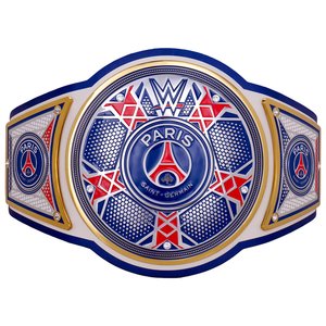 Ceinture de titre de champion WWE x PSG Legacy, vue 3