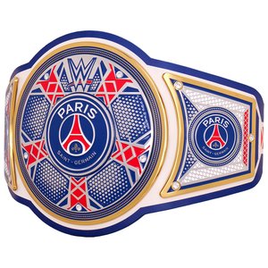 Ceinture de titre de champion WWE x PSG Legacy, vue 1