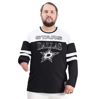Men's G-III Sports by Carl Banks  Black Dallas Stars Adaptive Wear Outlast Durene Long-Sleeve T-Shirt