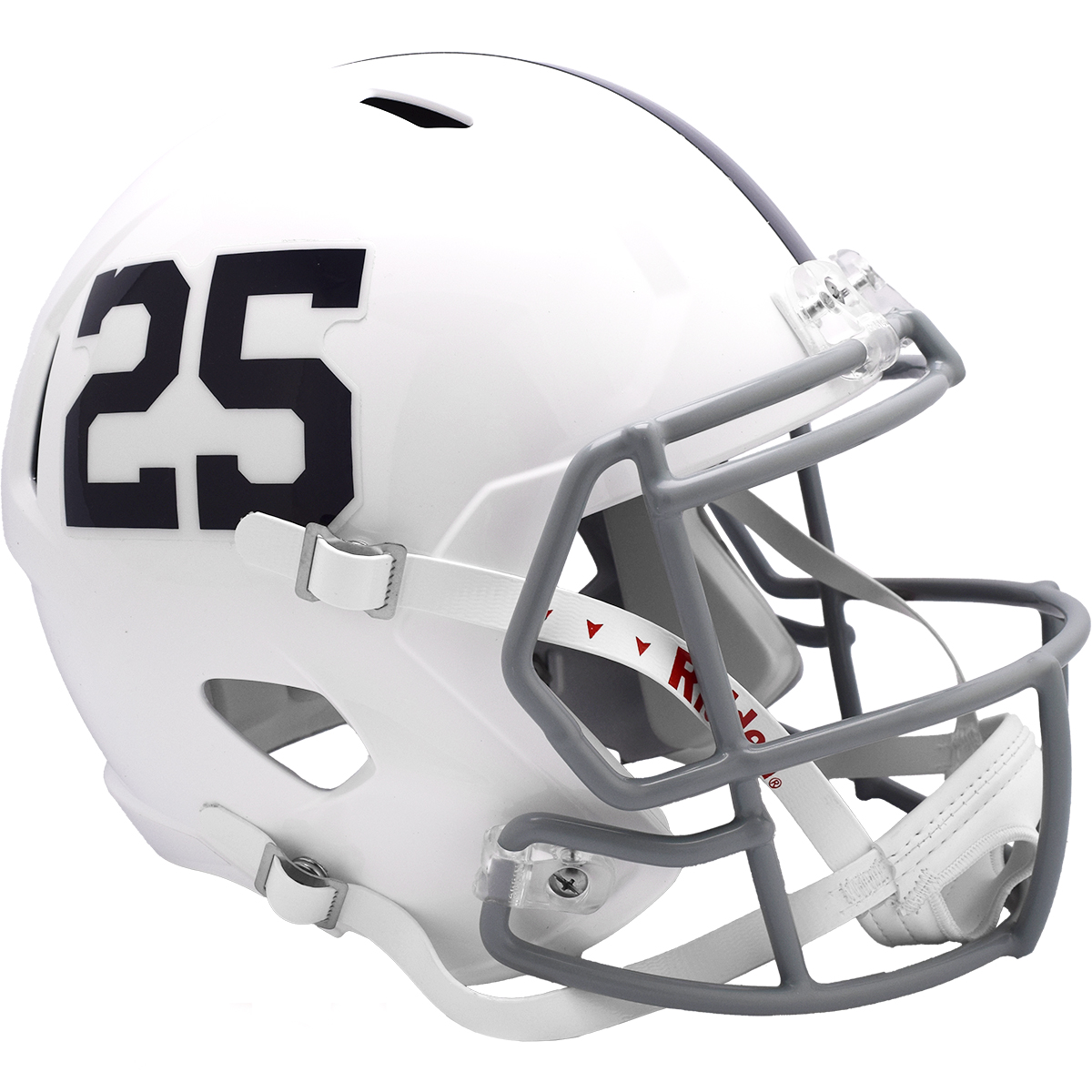 Penn State Nittany Lions Riddell White #25 Speed Full-Size Replica Football Helmet