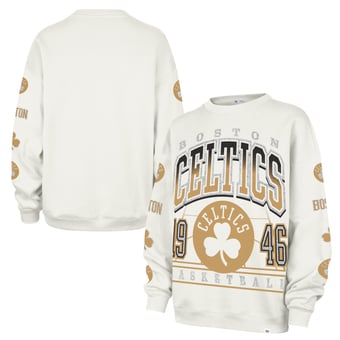 Women's '47  Natural Boston Celtics 2025/26 City Edition Go Big Oversized Sweatshirt