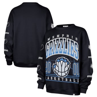 Women's '47  Navy Memphis Grizzlies 2025/26 City Edition Go Big Oversized Sweatshirt