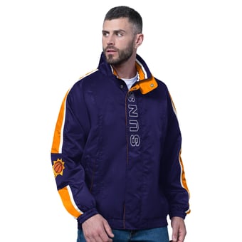 Men's Starter  Purple Phoenix Suns Freestyle Lightweight Full-Zip Jacket