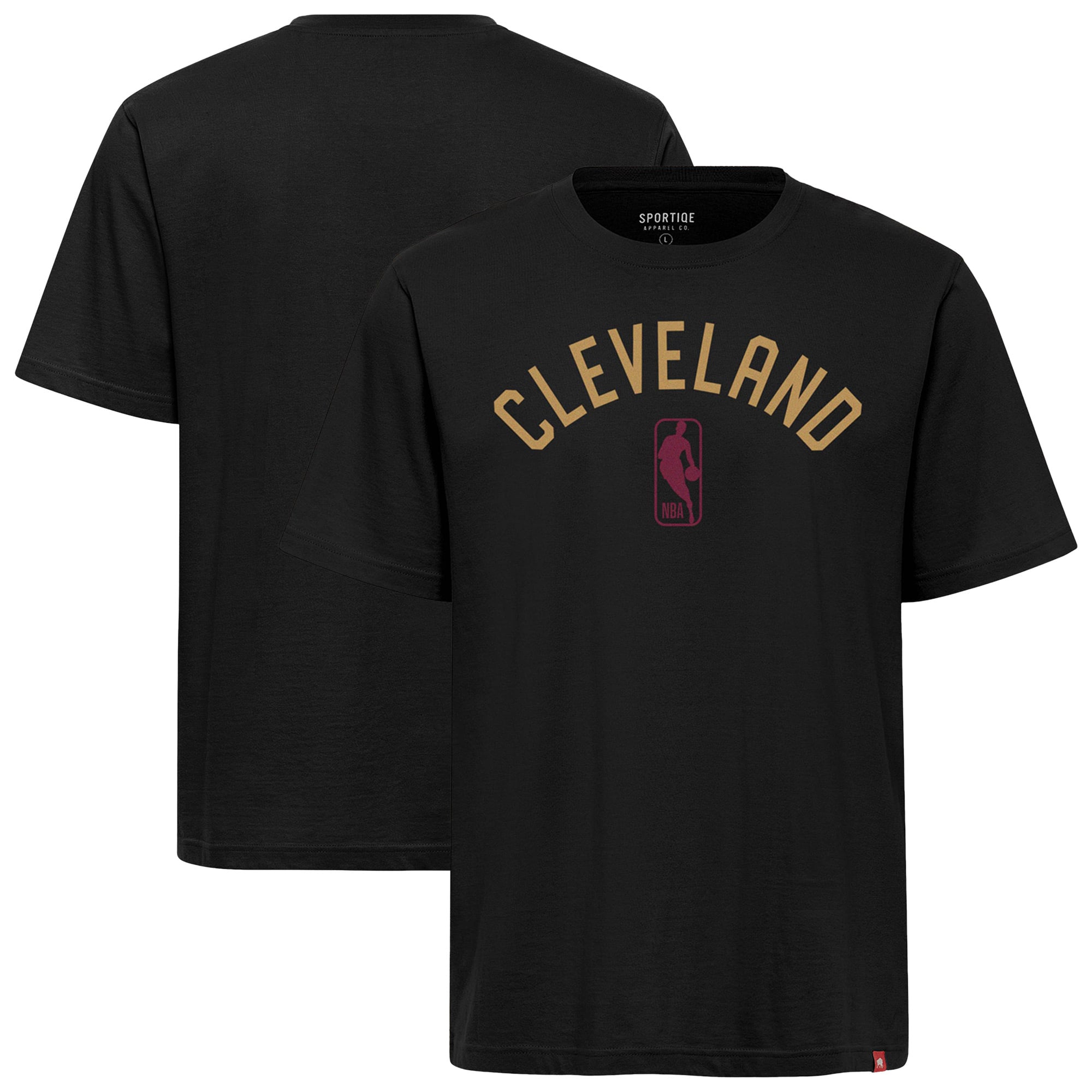 Unisex Sportiqe Black Cleveland Cavaliers Duke Premium T-Shirt