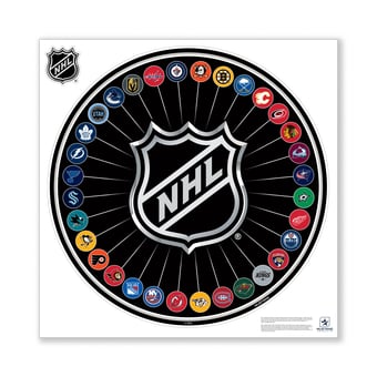 NHL 32 Team Repositionable Wall Decal Set