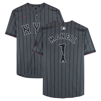 Jeff McNeil New York Mets Autographed Nike 2024 City Connect Limited Jersey