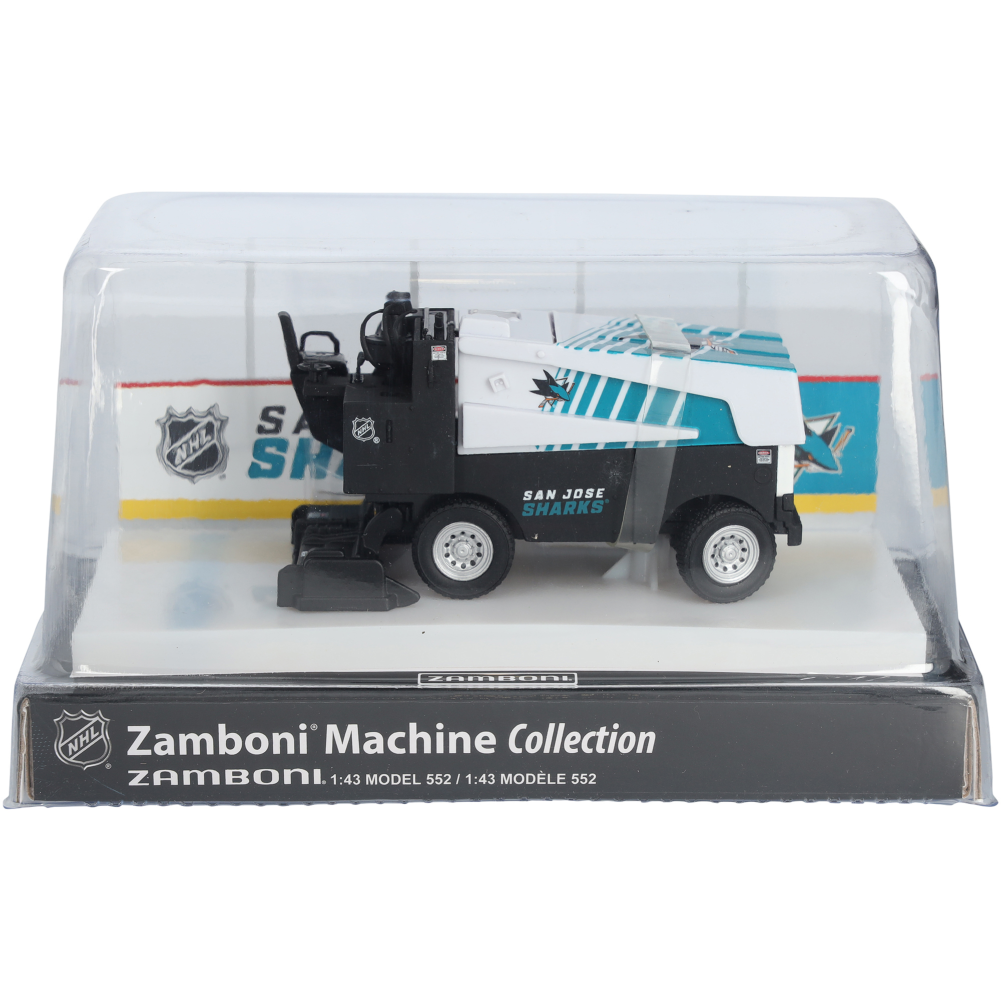San Jose Sharks 2026-27 Season 1:43 Scale Die-Cast Zamboni