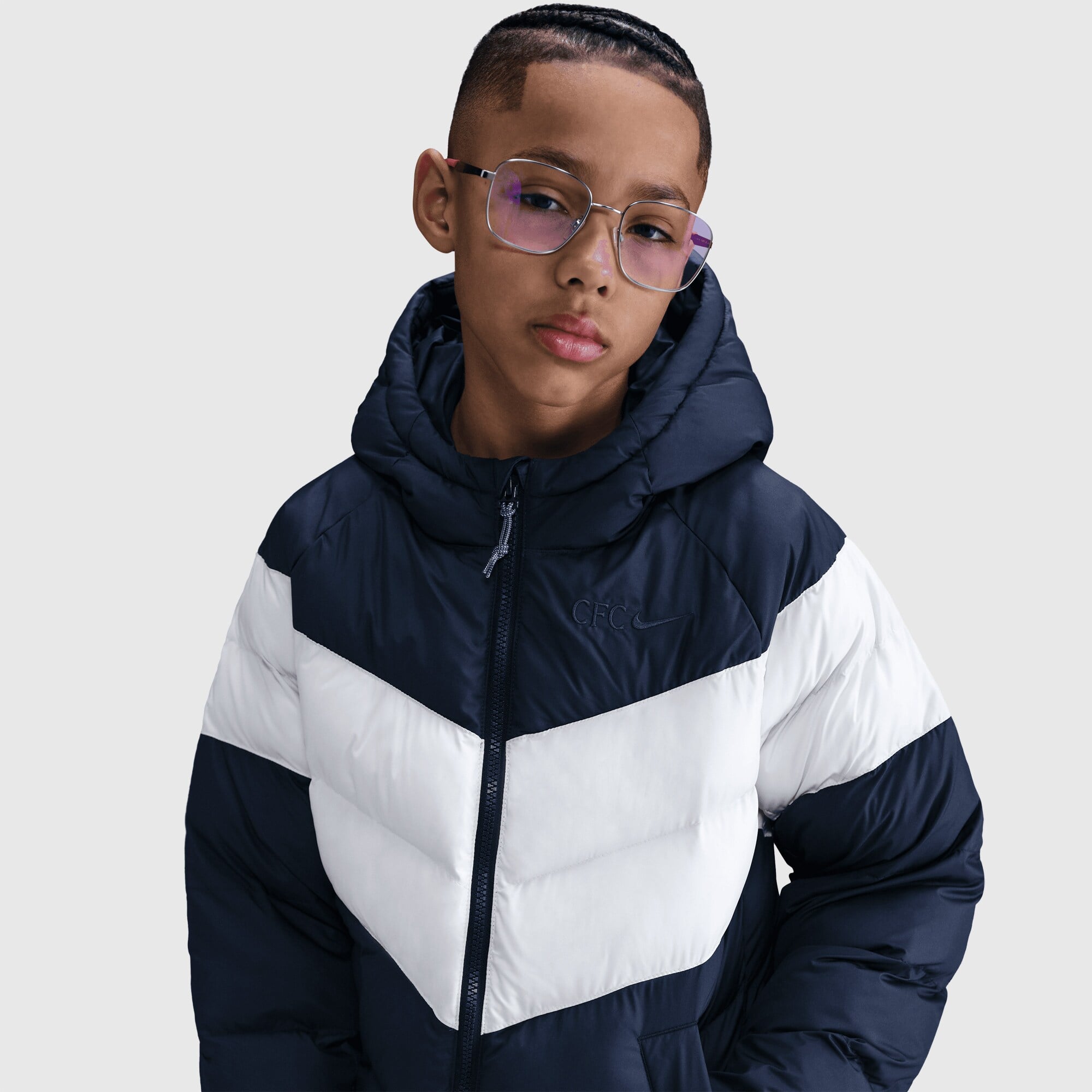 Chelsea Nike Down Fill Jacket - Obsidian - Kids