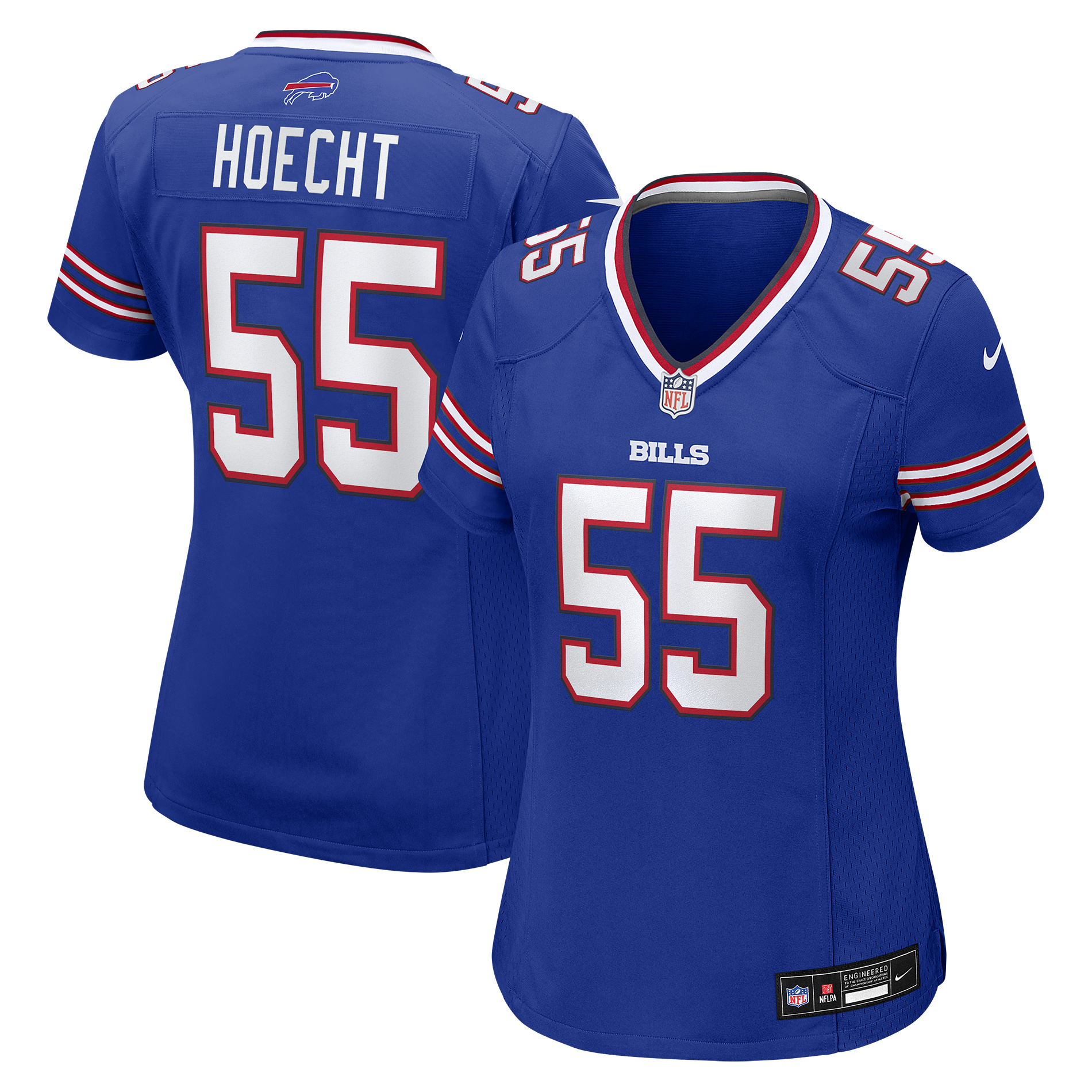 Women's Nike Michael Hoecht Royal Buffalo Bills Team Game Jersey