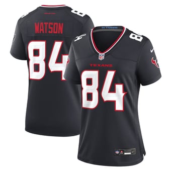 Women's Nike Justin Watson Navy Houston Texans Team Game Jersey