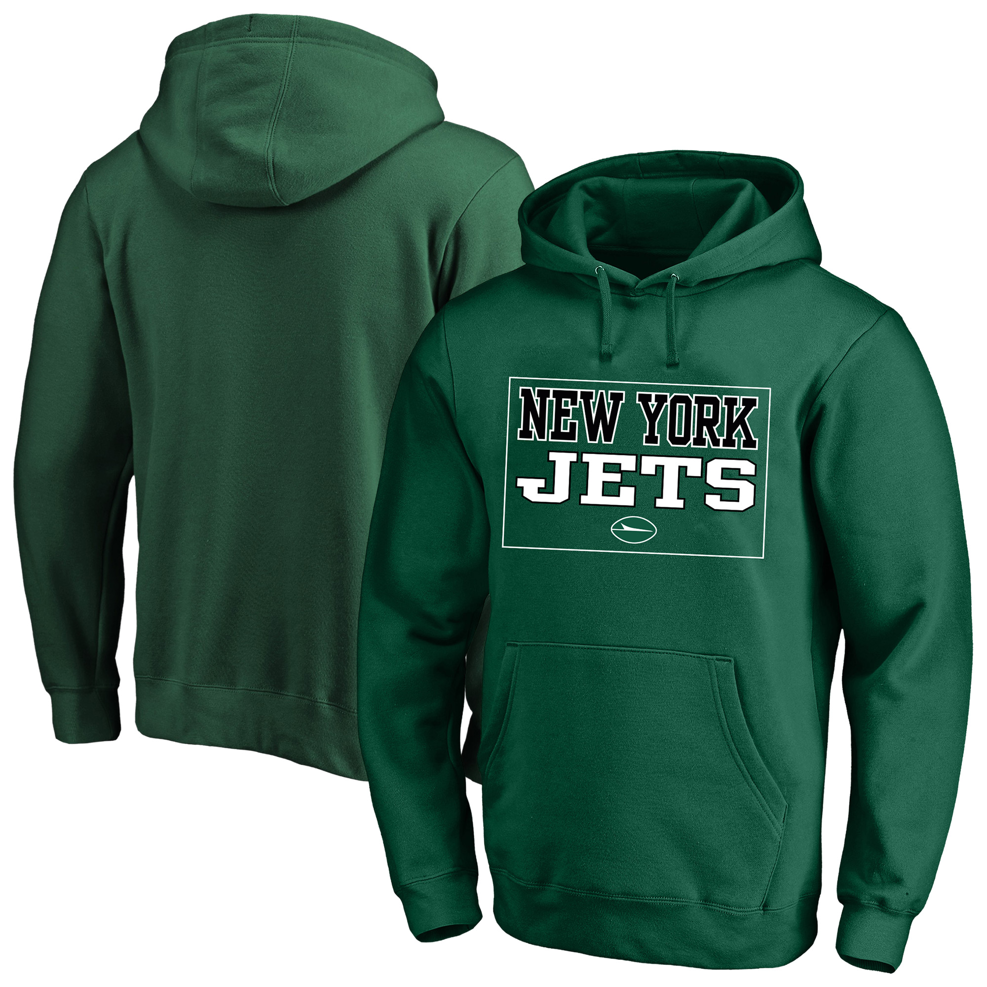 Men's Fanatics Green New York Jets Big & Tall Fleece Hoodie