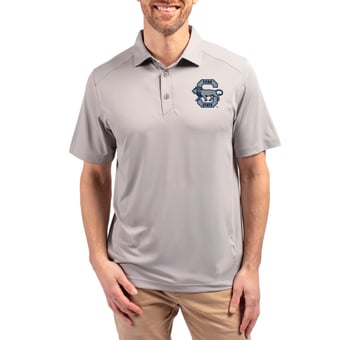 Men's Cutter & Buck  Gray Penn State Nittany Lions Forge Eco Stretch Recycled Polo