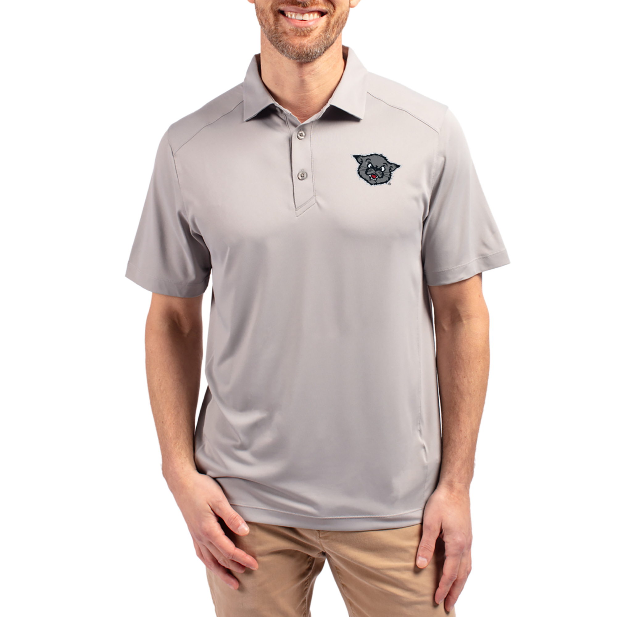 Men’s Cutter & Buck Gray Cincinnati Bearcats Forge Eco Stretch Recycled Polo Men’s Cutter & Buck Gray Cincinnati Bearcats Forge Eco Stretch Recycled Polo