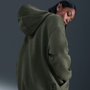 Sweat à capuche PSG Nike Oversized Phoenix - Kaki - Femme, vue 3